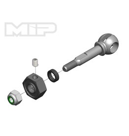 MIP MIP18141 CVD AXLE 10MM OFFSET W/ BEARING