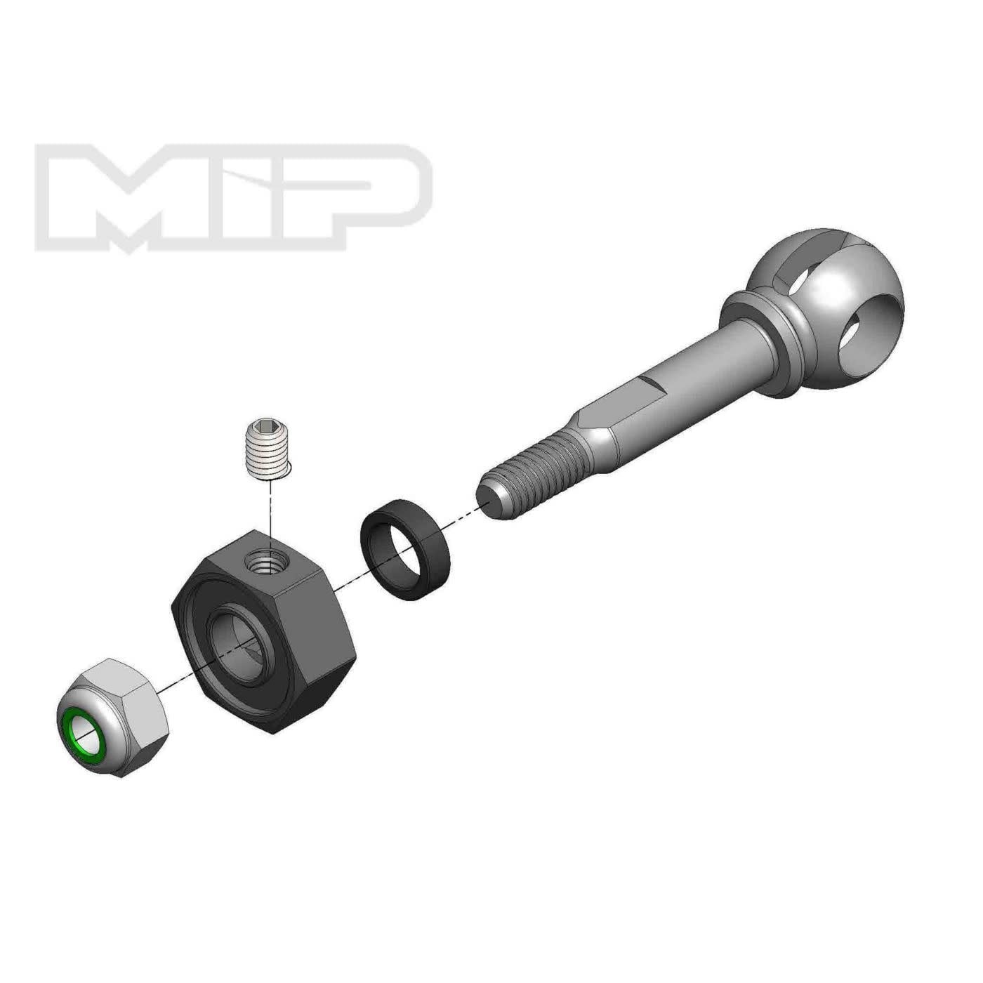 MIP18141 CVD AXLE 10MM OFFSET W/ BEARING