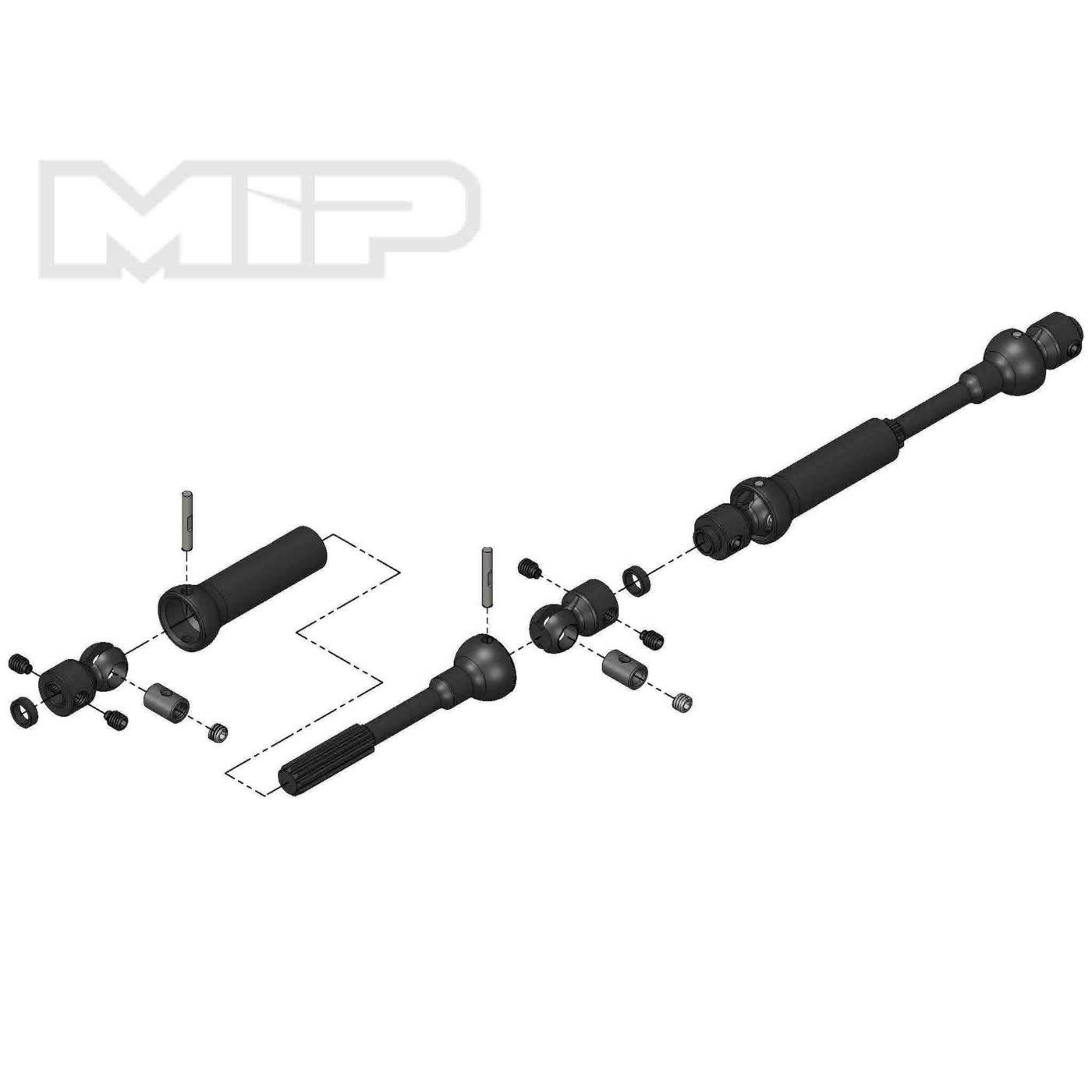 MIP18120 MIP AXIAL SCX10 CENTER DRIVE KIT