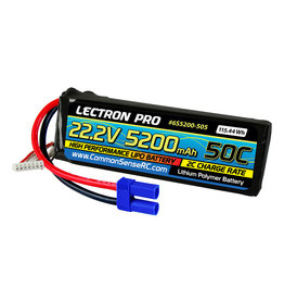 LECTRON PRO LECTRON PRO 6S LIPO 22.2V 5200MAH 50C BATTERY: EC5