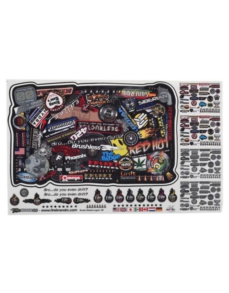 FIRE BRAND RC FBR1SCDTL812 SPONSOR LOGOS 1B (6x10")