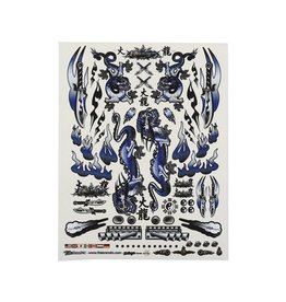 FIRE BRAND RC FBR1DECDBL191 CONCEPT DRAGON DECAL (BLUE) (8.5x11")