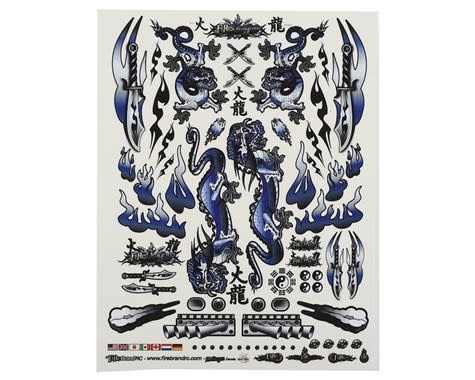 FBR1DECDBL191 CONCEPT DRAGON DECAL (BLUE) (8.5x11")