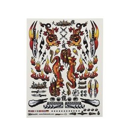 FIRE BRAND RC FBR1DECDOR177 CONCEPT DRAGON DECAL (ORANGE) (8.5x11")
