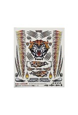 FIRE BRAND RC FBR1DECTOR146 CONCEPT TIGER DECAL ORANGE (8.5X11")