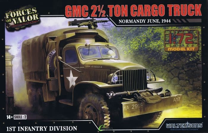 WAL873006A GMC 2.5 TON CARGO TRUCK PLASTIC MODEL KIT
