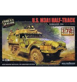 WALTERSONS WAL873007A U.S. M3A1 HALF-TRACK PLASTIC MODEL KIT