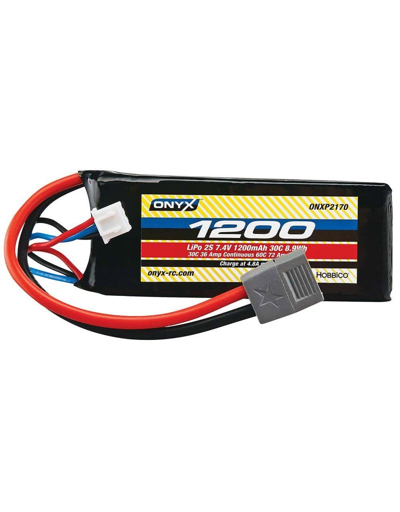 ONYX ONXP2171 7.4V 2S 1200MAH 30C LIPO: DEANS