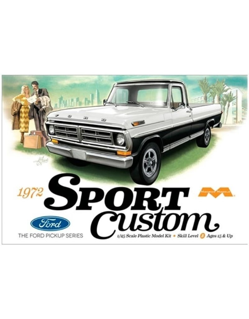MOEBIUS MODELS MOE1220 1/25 1972 FORD SPORT CUSTOM PLASTIC MODEL KIT