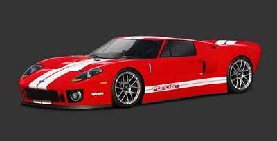 HPI7495 FORD GT CLEAR BODY (200MM)