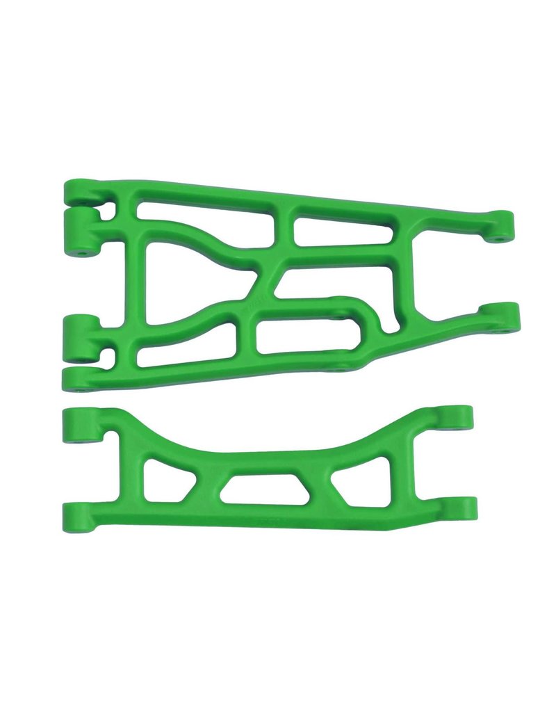 RPM RC PRODUCTS RPM82354 UPPER & LOWER A-ARMS FOR TRAXXAS X-MAXX: GREEN (2)