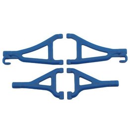 RPM RC PRODUCTS RPM80695 FRONT UPPER & LOWER A-ARM SET 1/16 E-REVO BLUE