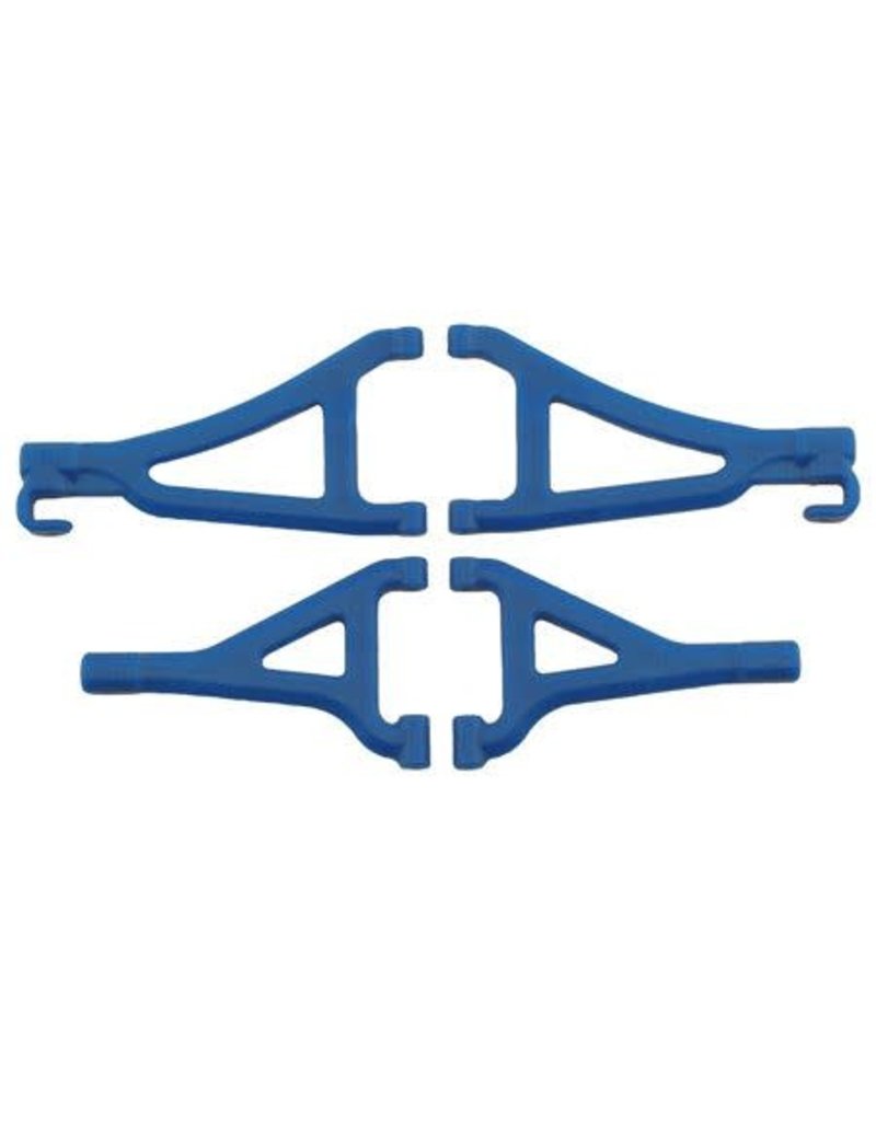 RPM RC PRODUCTS RPM80695 FRONT UPPER & LOWER A-ARM SET 1/16 E-REVO BLUE