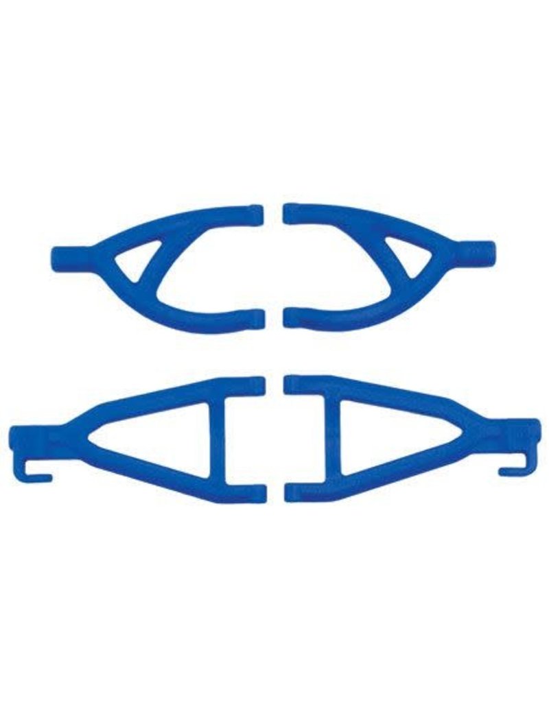 RPM RC PRODUCTS RPM80605 REAR UPPER /LOWER A-ARM SET FOR 1/16 E-REVO: BLUE
