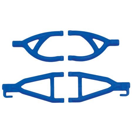 RPM80605 REAR UPPER /LOWER A-ARM SET FOR 1/16 E-REVO: BLUE