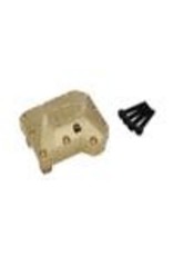 HOT RACING HRATRXF12CH01 70G BRASS HEAVY METAL AXLE DIFFERENTIAL COVER FOR TRAXXAS TRX-4