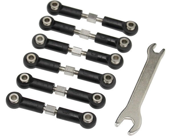 HRATRF160 STANLESS STEEL TURNBUCKLES KIT FOR TRAXXAS 4TEC 2.0, 3.0