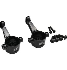 HOT RACING HRAATF2101 ALUMINUM STEERING BLOCKS FOR ARRMA 1/10 4X4 (2)