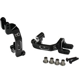 HOT RACING HRAATF1901 ALUMINUM FRONT C-HUBS FOR ARRMA 1/10 4X4 (2)