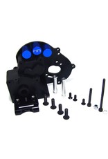 HOT RACING HRATE12GX01 COMPOSITE GEAR CASE WITH ALUMINUM MOTOR PLATE FOR TRAXXAS 2WD