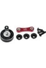 HOT RACING HRAATF48SH02 FIXED LINK STEERING SERVO SAVER FOR ARRMA 1/10 4X4