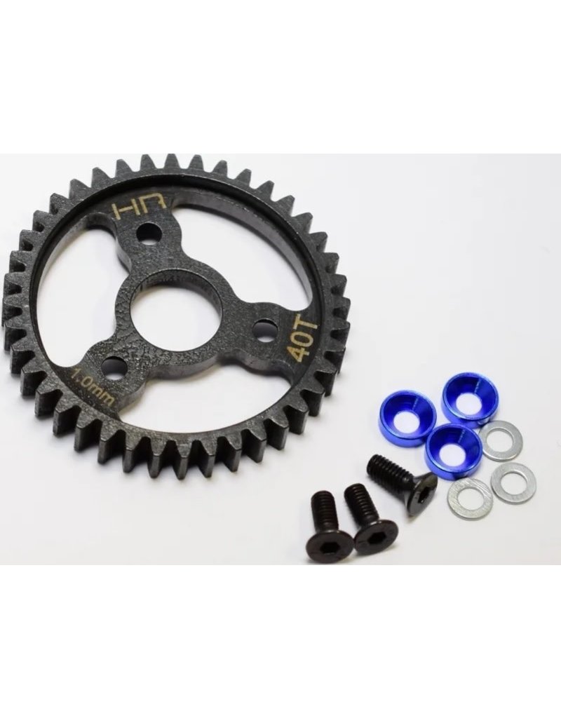HOT RACING HRASRVO440 MOD1 40T STEEL SPUR GEAR FOR TRAXXAS SLAYER 4X4