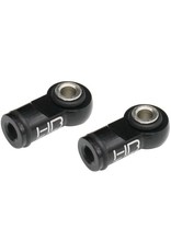 HOT RACING HRAERVT154X01 BALL TYPE ALUMINUM SHOCK ENDS FOR TRAXXAS REVO (2)