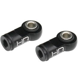 HOT RACING HRAERVT154X01 BALL TYPE ALUMINUM SHOCK ENDS FOR TRAXXAS REVO (2)