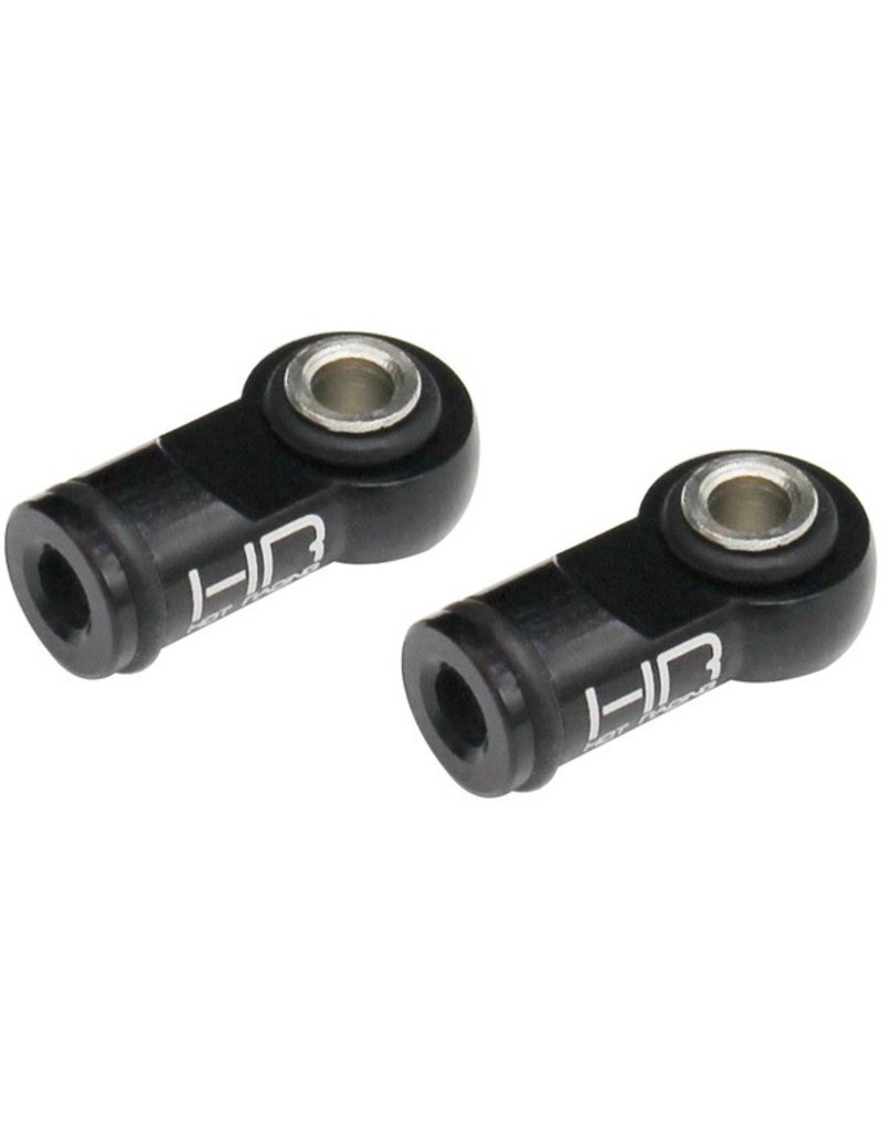 HOT RACING HRAERVT154X01 BALL TYPE ALUMINUM SHOCK ENDS FOR TRAXXAS REVO (2)