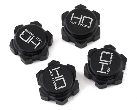 HRAAON10M01 ALUMINUM 17MM FRICTION DIRT SHIELD WHEEL NUTS (4)
