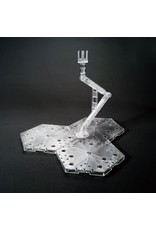 BANDAI *BAN222131 ACTION BASE 4 1/100 DISPLAY STAND: CLEAR