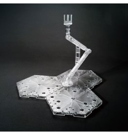 BANDAI *BAN222131 ACTION BASE 4 1/100 DISPLAY STAND: CLEAR