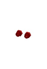 ARRMA ARA310928 ALUMINUM WHEEL HEX 24MM (RED) (2)