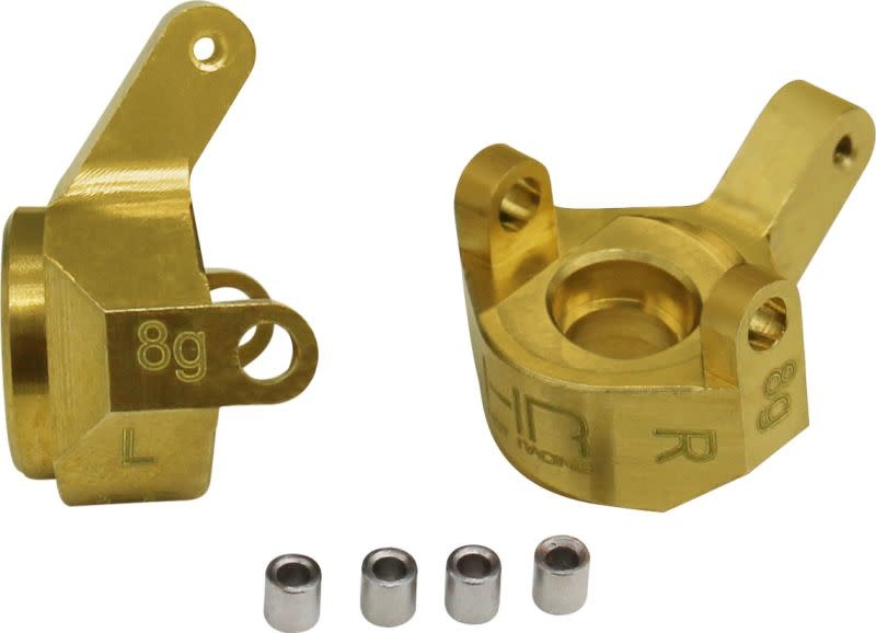HRASXTF21H - Brass Front Steering Knuckle: SCX24