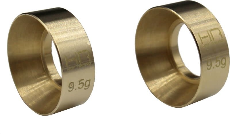 HRASXTF2612H 9.5G BRASS KMC MACHETE WHEEL WEIGHTS FOR AXIAL SCX24