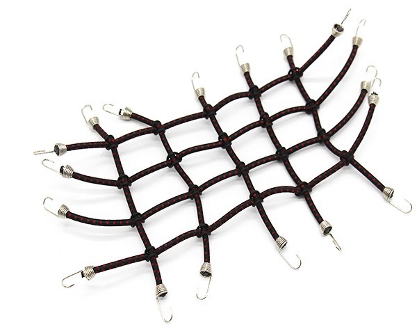HRAACC468N02 1/10 SCALE CARGO NET: BLACK/RED