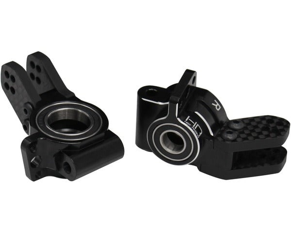 HRAAON22MA01 ALUMINUM REAR HUBS "HD BEARINGS" FOR ARRMA 6S LEGACY (2)