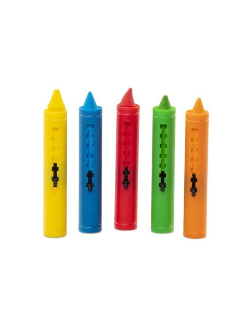 MELISSA & DOUG MD4279 LEARNING MAT CRAYONS (5 COLORS)