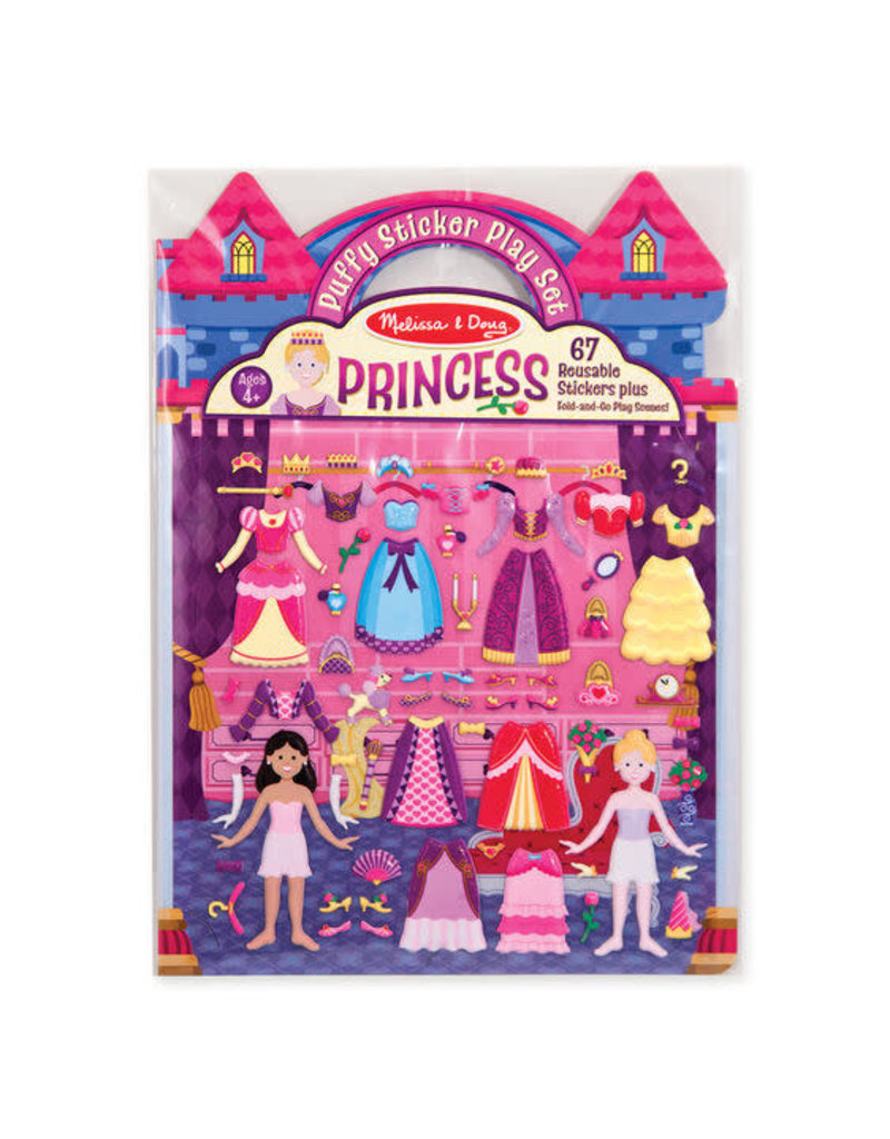 MELISSA & DOUG MD9100 PUFFY STICKER PLAY SET - PRINCESS