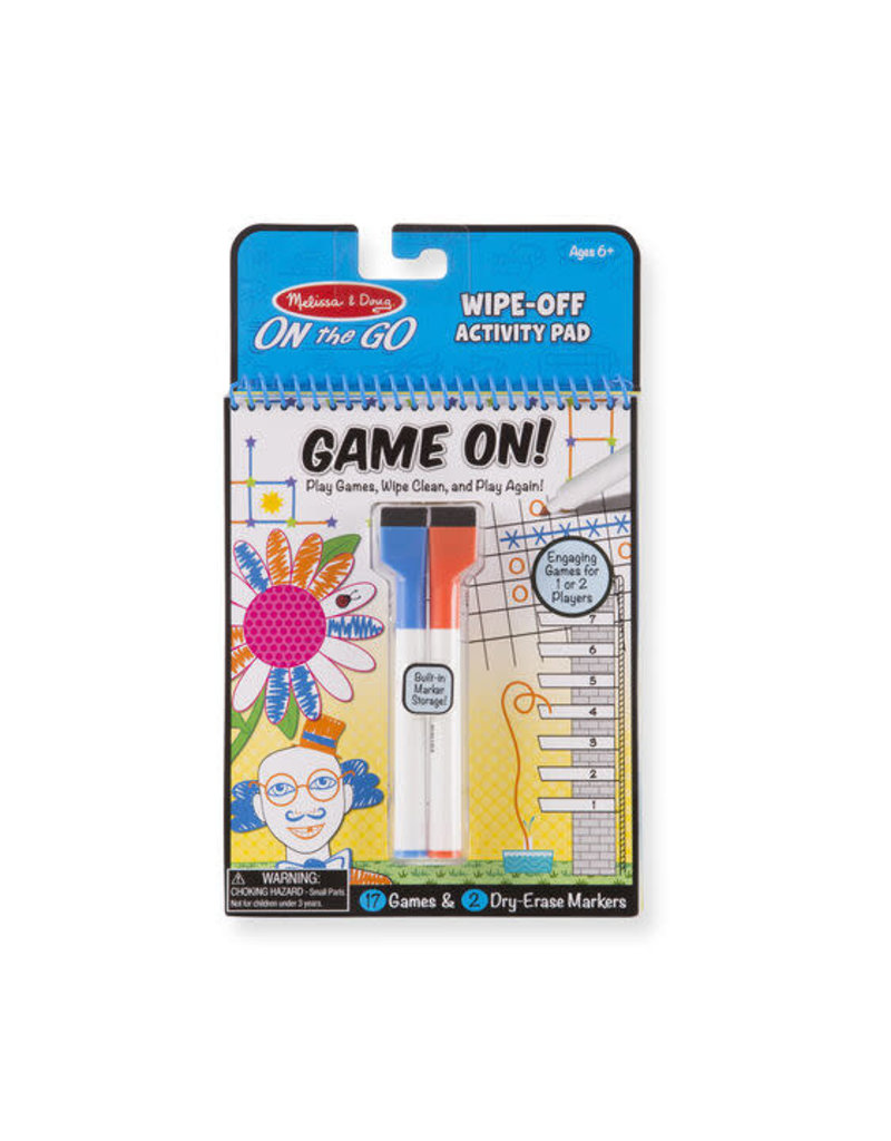 MELISSA & DOUG MD5056 WRITE ON REUSABLE GAMES