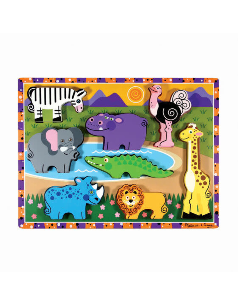 MELISSA & DOUG MD3722 SAFARI CHUNKY PUZZLE