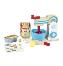 MELISSA & DOUG MD9840 WOODEN MAKE-A-CAKE MIXER SET