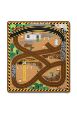 MELISSA & DOUG MD9407 ROUND THE SITE CONSTRUCTION TRUCK RUG