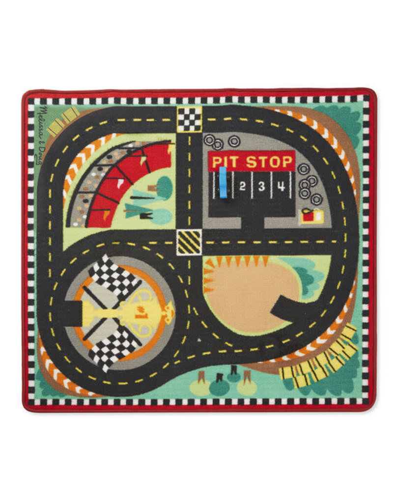 MELISSA & DOUG MD9401 ROUND THE SPEEDWAY RACE TRACK RUG