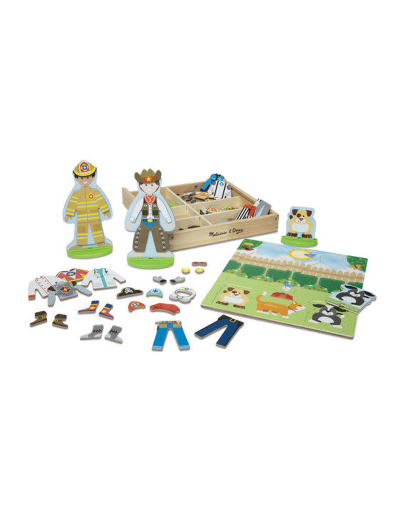 MELISSA & DOUG MD9309 OCCUPATIONS MAGNETIC PRETEND PLAY SET