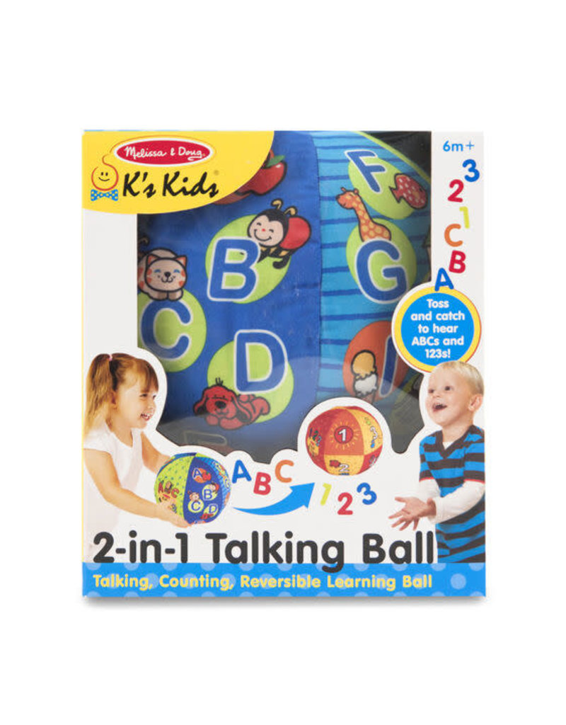 MELISSA & DOUG MD9181 2 IN 1 TALKING BALL