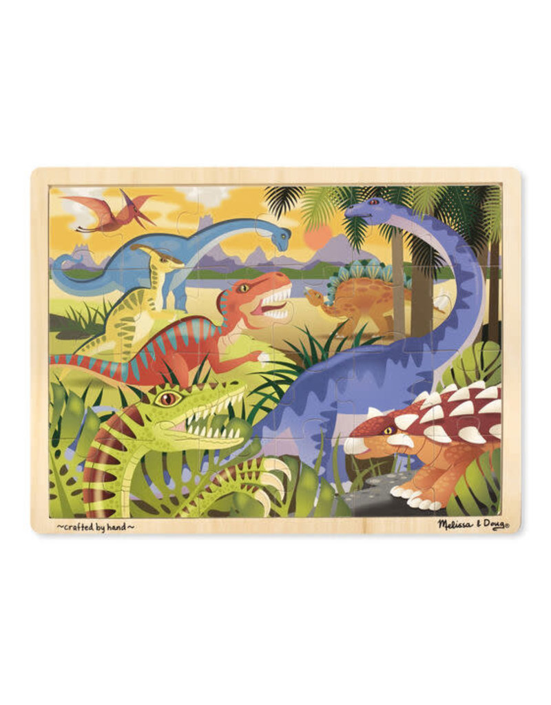 MELISSA & DOUG MD9066 DINOSAUR JIGSAW (24PC)