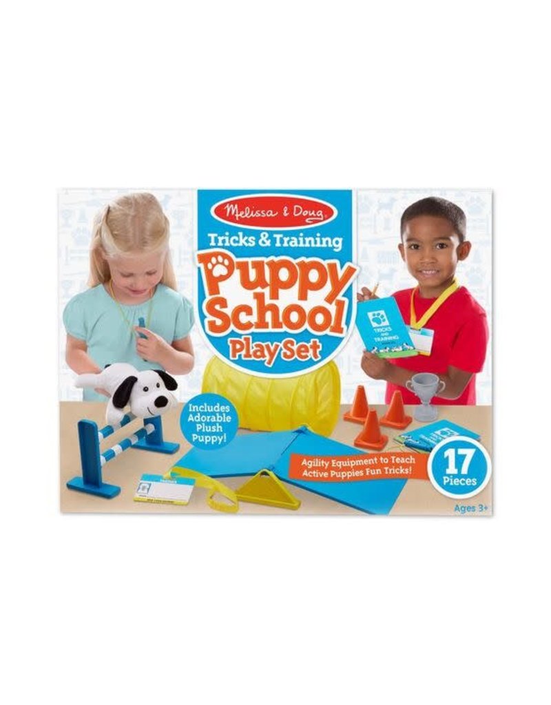 MELISSA & DOUG MD8540 TRICKS & TRAINING PUPPY SCHOOL PLAY SET