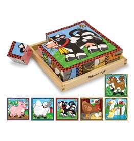 MELISSA & DOUG MD775 FARM CUBE PUZZLE