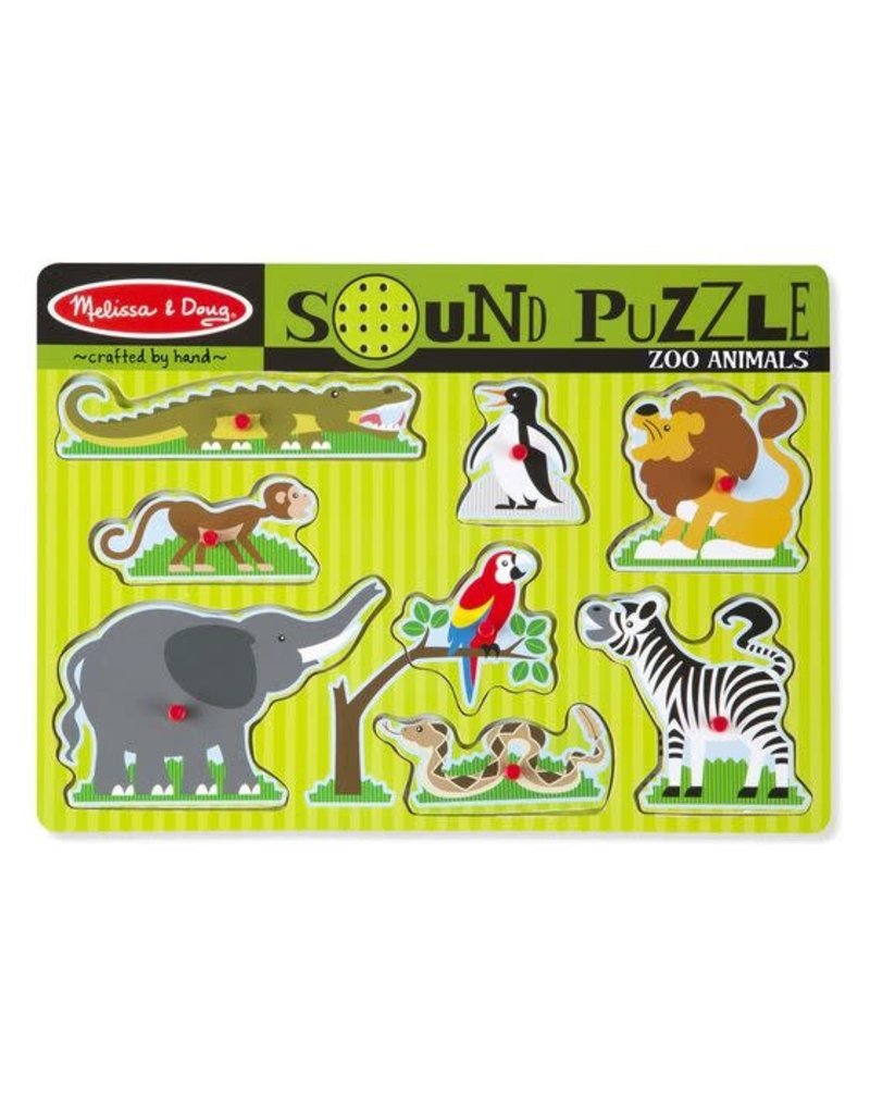 MELISSA & DOUG MD727 ZOO ANIMALS SOUND PUZZLE